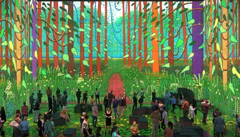 La Mostra su David Hockney a Londra: uno spettacolo immersivo